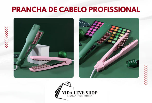 Prancha de Cabelo Profissional - Segredo para Brilho e Volume Impecáveis