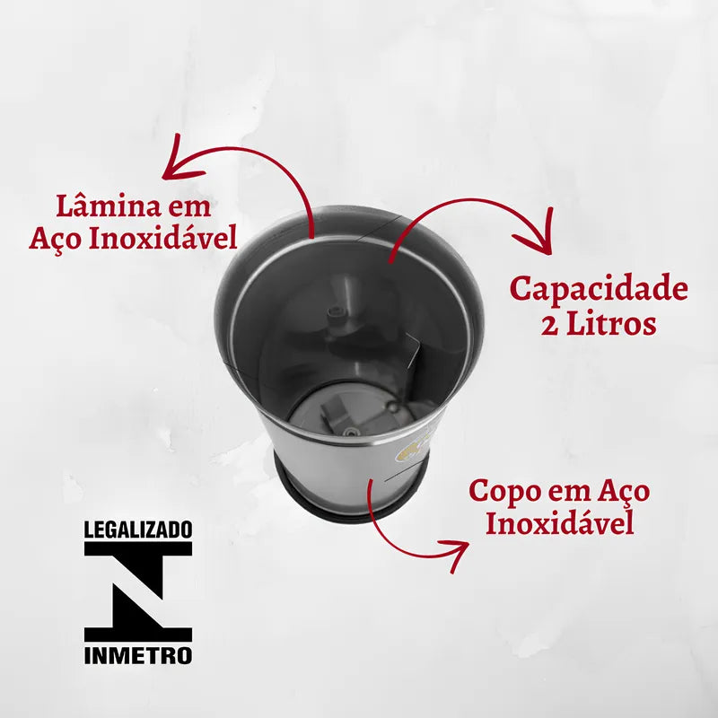 Liquidificador Industrial 2 Litros - Alta Rotação | Vithory