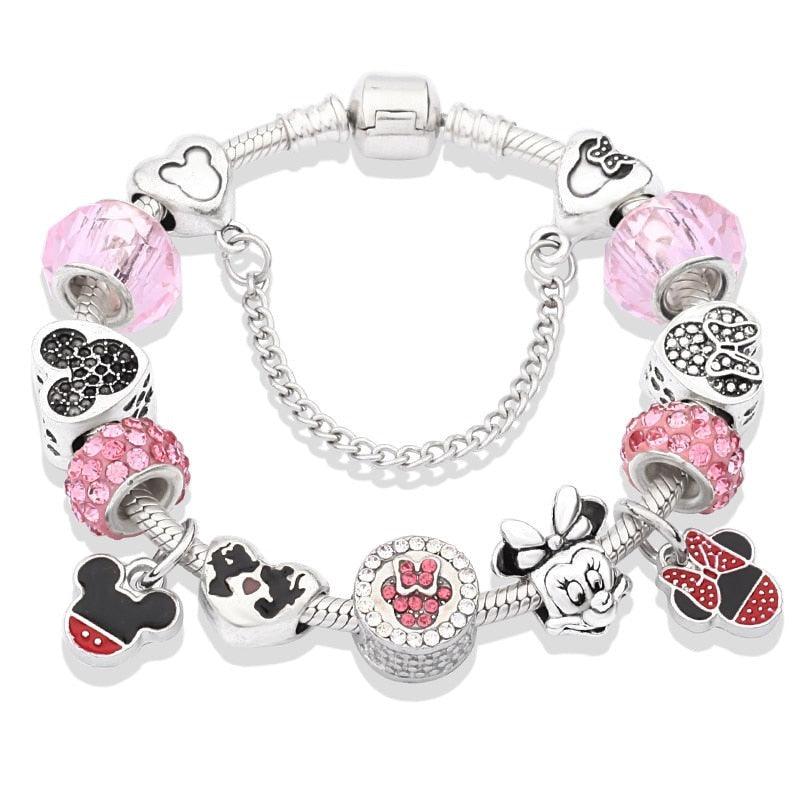 Pulseira Edição Disney - Berloques + Pulseira - Vida Leve Shop